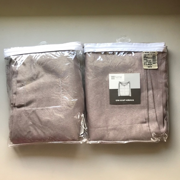 Sheer Window Scarf Valance Set of 4 - Picture 3 of 10